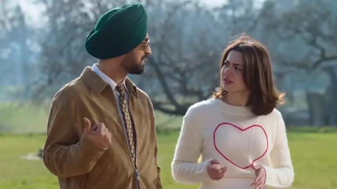 Diljit Dosanjh and Hania amir
