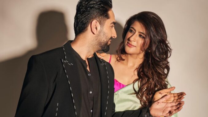 Ayushman Khurana and his Wife