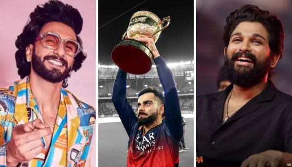 Ranvir Singh and Allu arjun and virar kohli