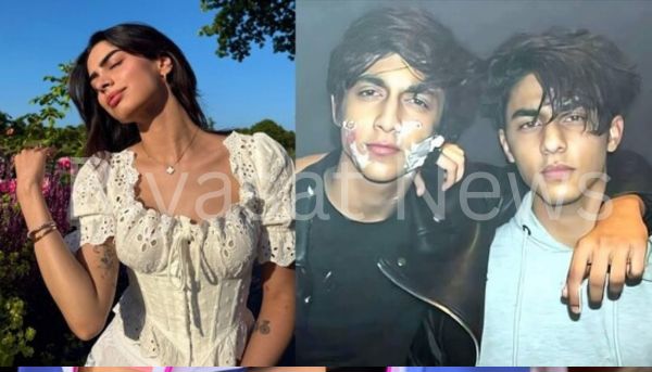 Khushi, Ahaan Paaanday and Aryan Khan