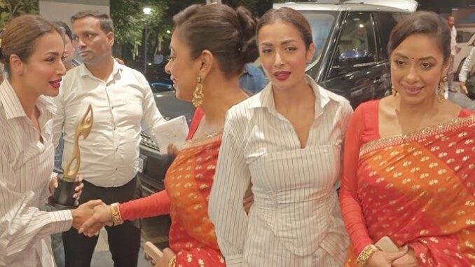Malaika arora with Anupama