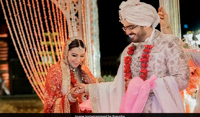 Hansika Motwani and Sohael Khaturiya