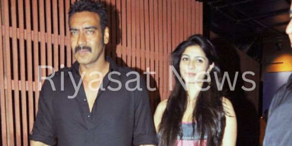 Ajaydevgan and Tanisha Mukhraji