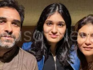 Pankaj Tripathi and Mridula Tripathi with daughter Aashi