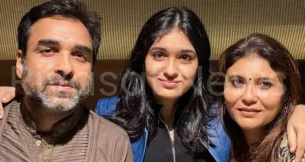 Pankaj Tripathi and Mridula Tripathi with daughter Aashi