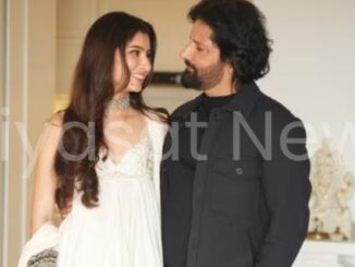 Raj Arjun with daughter Sara Arjun